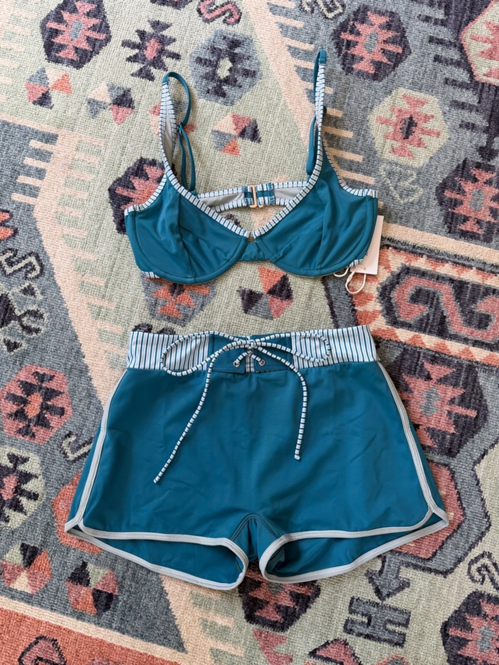 Noserider Surf Bikini Top and Boardshort set size M